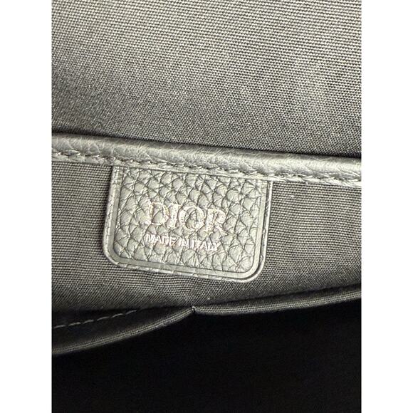 Christian Dior Black Gravity And Grained Leather Daily Backpack With Flap - Picture 9 of 16